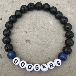Dodgers Minimalist Style Beaded Bracelet for Men & Women